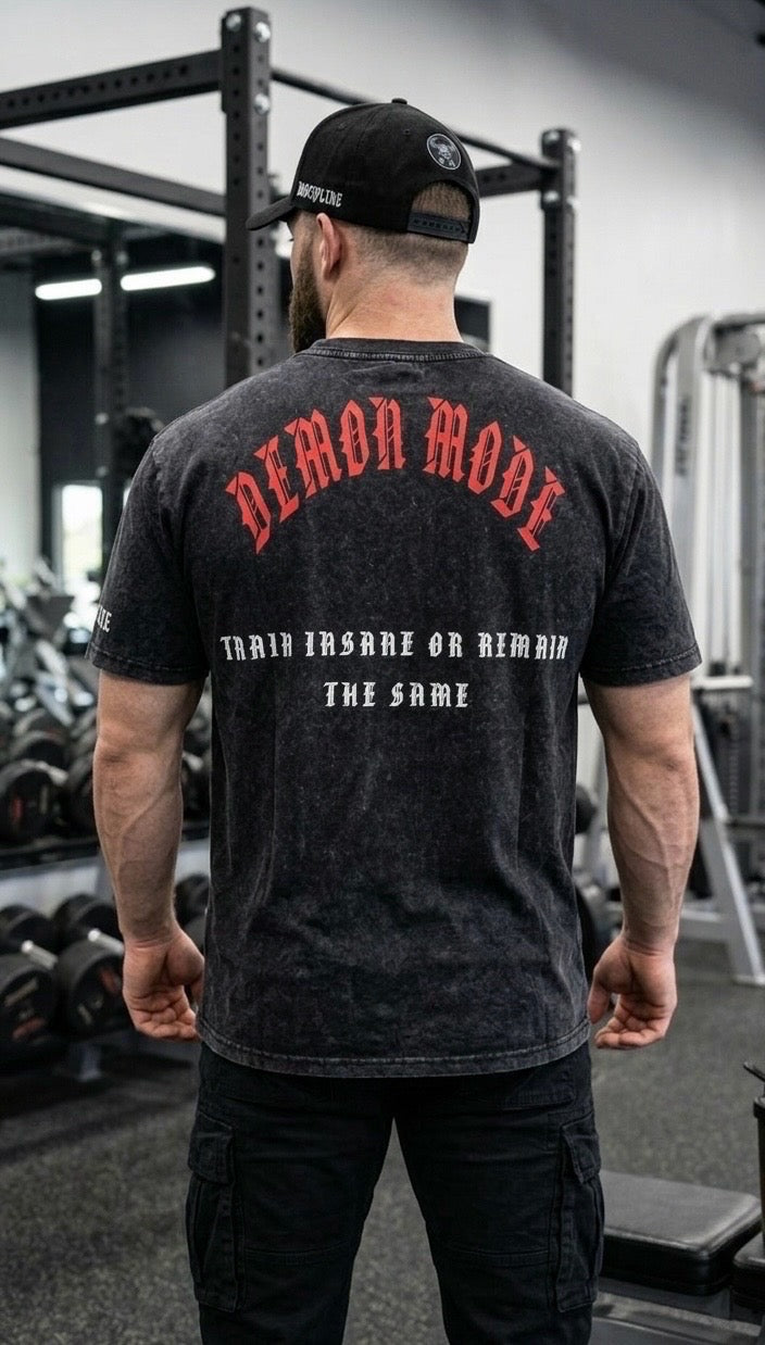 TRAIN INSANE OR REMAIN THE SAME OVER SIZE TEE